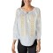 Bluza dama O25 alb/auriu , marimea 3XL