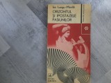 Orizontul si ipostazele pasiunilor de Ion Lungu-Movila
