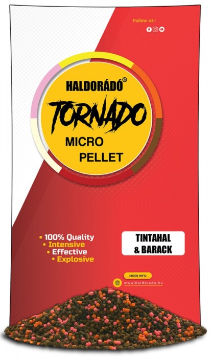 Haldorado - Micro Pelete Tornado 400g - Squid &amp; Piersica