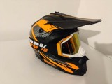 Cumpara ieftin Casca moto off road/atv/enduro/trotineta electrica+ ochelari 100% dedicati CADOU