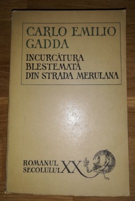 Incurcatura blestemata din strada Merulana - Carlo Emilio Gadda foto