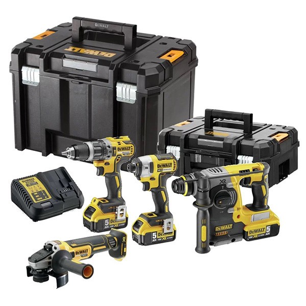 Set 4 scule electrice cu acumulatori Dewalt DCK422P3 HardWork ToolsRange