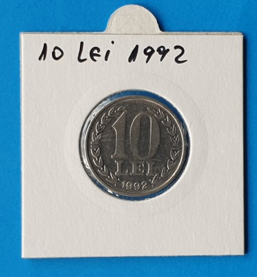 Moneda 10 Lei 1992 in stare buna foto
