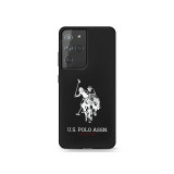 Husa TPU U.S. Polo Big Horse pentru Samsung Galaxy S21 Ultra 5G, Neagra USHCS21LSLHRBK