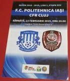 Program meci fotbal POLITEHNICA IASI - CFR CLUJ (23.02.2019)