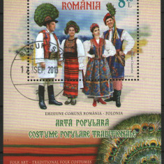 Romania 2013 - Artă populară, colita stampilata