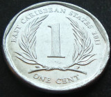 Cumpara ieftin Moneda exotica 1 CENT - INSULELE CARAIBE de EST, anul 2011 *Cod 1677, America Centrala si de Sud