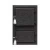 Usa Soba Fonta LEU 295x470mm Neagra, Stil Rustic, Piesa Rezistenta