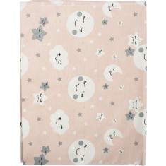 Lenjerie de pat 100%bumbac 180 200 luna si stele