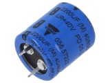 Condensator electrolitic VISHAY SNAP-IN 2,2mF 40V 22x25mm
