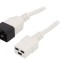 Cablu Prelungitor IEC C19-C20 5m Alb 16A 250V