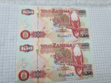 Cumpara ieftin Bancnota zambia 50 kw 2009 / consecutive