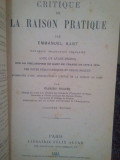 Emmanuel Kant - Critique de la raison pratique (1921)