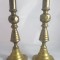 Superb set doua sfesnice vechi din bronz sfarsit sec.XIX
