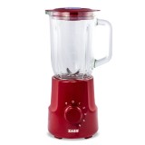 Blender de masa Zass ZSB 10 RL Red Line, 500W, Vas din sticla termorezistenta de 1,5L , 5 trepte de viteza - RESIGILAT