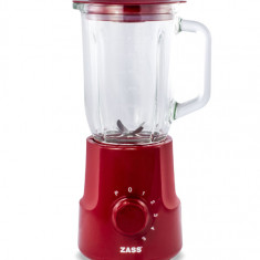 Blender de masa Zass ZSB 10 RL Red Line, 500W, Vas din sticla termorezistenta de 1,5L , 5 trepte de viteza - RESIGILAT