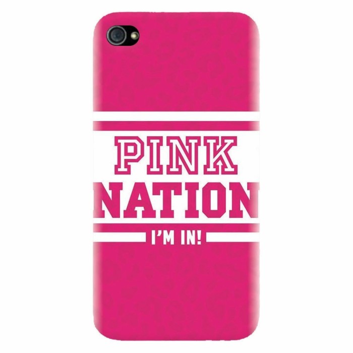 Husa silicon pentru Apple Iphone 4 / 4S, Pink Nation