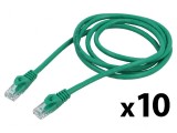 Cablul de rețea U/UTP 6 litat CCA PVC verde 1,5m 26AWG