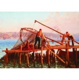 Cumpara ieftin Puzzle Gold - Fausto Zonaro: Fishermen Bringing in the Catch, 1000 piese