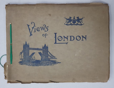 VIEWS OF LONDON - PARIS et VERSAILLES , COLEGAT DE DOUA ALBUM CU FOTOGRAFII DE EPOCA , HELIOGRAVURI , INCEPUTUL SECOLULUI XX foto