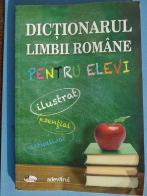 Dictionarul limbii romane pentru elevi foto
