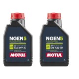 Pachet 2 litri ulei Motul NGEN 5 10W40 , Protectie fiabila E i performanta echilibrata pentru motociclete 4T E i ATV-uri