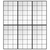 Cumpara ieftin Oglinzi de perete, 6 buc., negru, 100x60 cm, metal