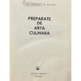 PREPARATE DE ARTA CULINARA de IOSIF STRASMAN SI ION RADU * EDITIE CARTONATA