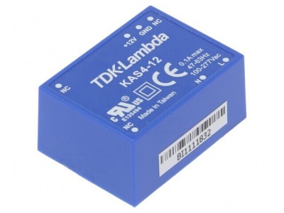 Convertor AC/DC 4W 12VDC KAS4-12 foto