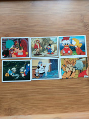 Lot 6 Stickere Panini Disney&amp;#039;s DuckTales anul 1987 foto