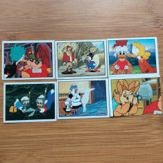 Lot 6 Stickere Panini Disney's DuckTales anul 1987