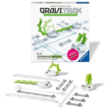 Joc de constructie Gravitrax Bridges, Poduri, set de accesorii, multilingv incl. RO foto