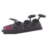 Cumpara ieftin Prelungitor fara fir, Tenpo, 3 prize, cu capac si led, 29/3A
