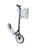 Trotineta Adventure Pro, 2 Roti 12 Inch, Frana Manuala, Absorbtie Socuri, Ghidon Ajustabil, 80kg + Lanterna, Sonerie, Rucsac