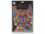 Set creativ Pictura pe numere, carton, A4, leu, Moxy