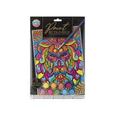 Set creativ Pictura pe numere, carton, A4, leu
