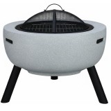 Semineu exterior pentru terasa si gradina cu grill, MgO, 60x60x52 cm