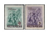 Polonia 1952 - Prima lege de principiu a Republicii Populare Polone, serie neuzata