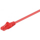 Cablu UTP CAT6 mufat 0.5m patch cord rosu Goobay