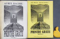 Aurel Baghiu - Printre gratii vol 1+2 cu autograf foto