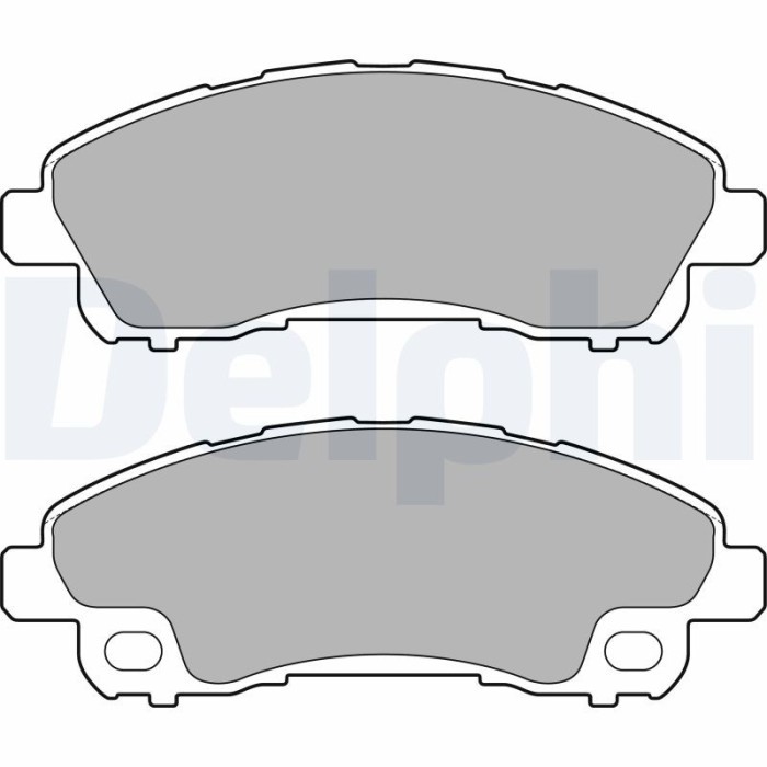 DELPHI LP2716 set placute frana,frana disc
