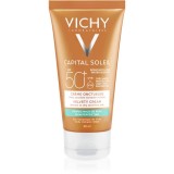 Vichy Capital Soleil crema protectoare pentru ten catifelat SPF 50+ 50 ml