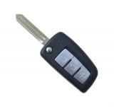 Set 2 bucati - Carcasa cheie Topautochei&amp;#174; compatibila cu Nissan X-Trail Juke T32 Rogue F15 Qashqai Tiida Murano Maxima Quest, 3 butoane