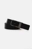HUGO curea de piele barbati, culoarea negru, 50537008