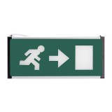Corp Emergenta LED Suspendat BASIL 2H Mentinut 2W IP40 STANGA-DREAPTA - NOVELITE
