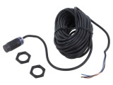 Senzor inductiv TELEMECANIQUE 4-20mA M18 4-8mm 12-24VDC 10m cablu