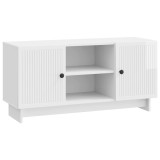 vidaXL Cabinet TV Alb lucios 102 x 34,5 x 50 cm Lemn compozit 894009