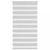 vidaXL Jaluzea tip zebra gri deschis lățime țesătură 70,9 cm poliester