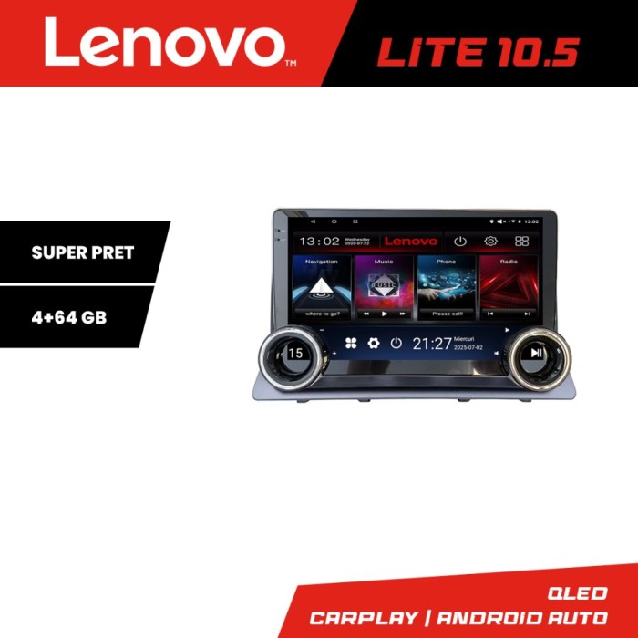 Navigatie Honda CR-V 2023- Lenovo Incell 1K 10.5 inch 8 core 4+64 carplay android auto radio internet kit-crv2023+EDT-E211-RK+kit-10-9 CarStore Techno
