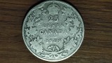 Cumpara ieftin AG10 Canada - moneda colectie argint 925 - 25 cents 1909 -Edward VII- f greu de gasit